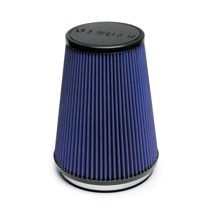 Airaid Universal Clamp-On Air Filter: Round Tapered; 6 Inch (152 Mm) Flange Id; 6 Inch (152 Mm) Height; 7.25 Inch (184 Mm) Base; 5 Inch (127 Mm) Top 703-469