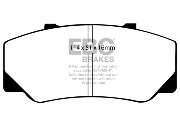 EBC 91-94 Fits Nissan Sentra Se-R Ultimax Rear Brake Pads UD511