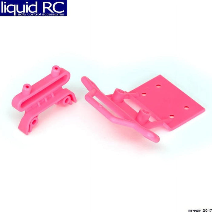 Traxxas 3621P Bumper Front/Bumper Mount Front/4x23mm Pink (2) TRA3621P