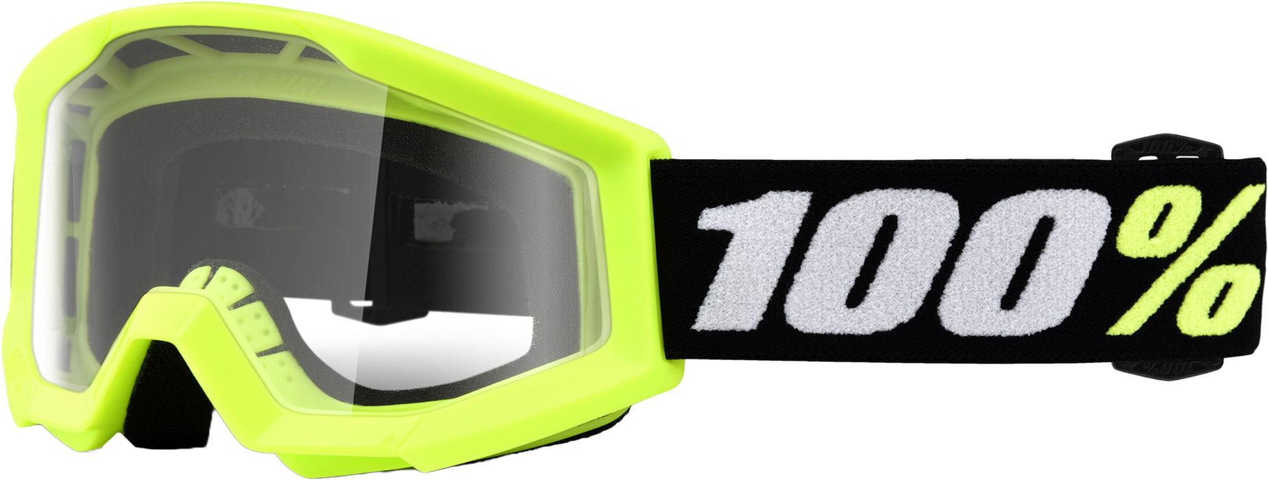 100% STRATA MINI Goggle Yellow - Clear Lens