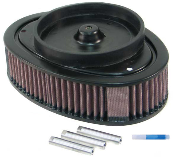 K&N Universal Custom Air Filter Oval Red 8.813 L x 6.188in W x 2.25in H RT-3910