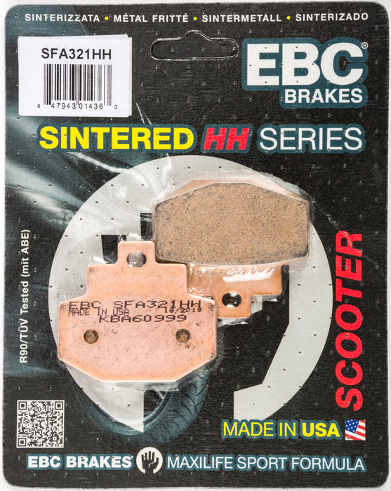 EBC Brakes SFA321HH Sintered Scooter Brake Pad