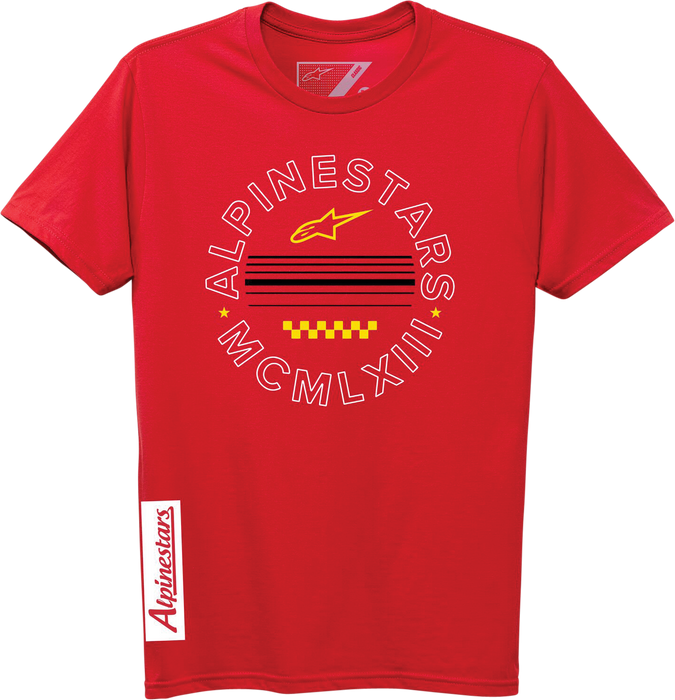 Alpinestars Circular Tee Red Sm 1230-72114-30-S