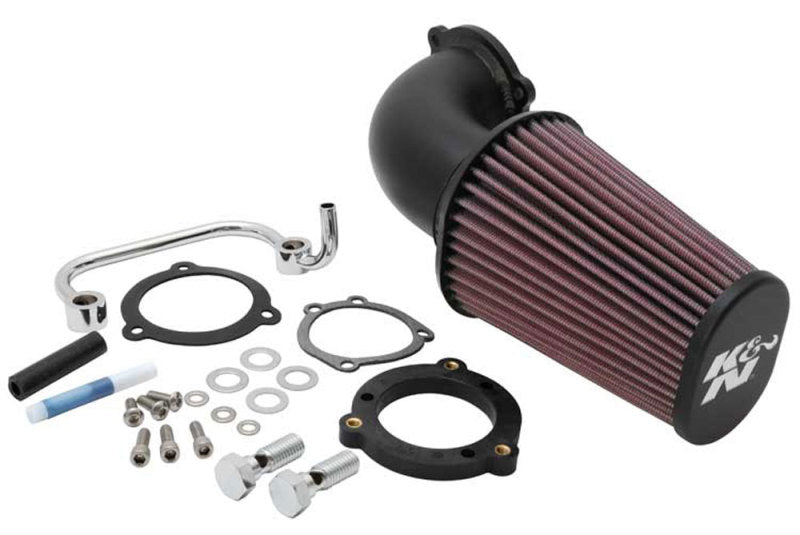 K&N Cold Air Intake Kit: High Performance, Guaranteed To Increase Horsepower: Fits 2004-2017 Harley Davidson (Superlow, Iron, Sportster Custom, Seventy-Two, Forty-Eight, Nightster, Roadster) 57-1126