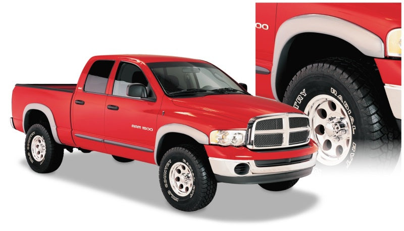 Bushwacker 02-05 Compatible with Dodge Ram 1500 Fleetside OE Style Flares 4pc 75.9/76.3/97.9in Bed Black 50905-02