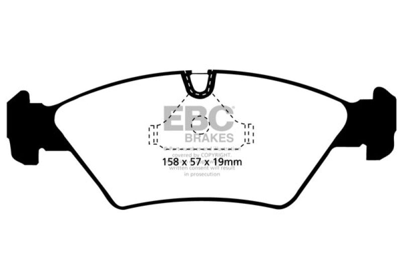 EBC 87-91 BMW M3 E30 Bluestuff Front Brake Pads DP5414NDX