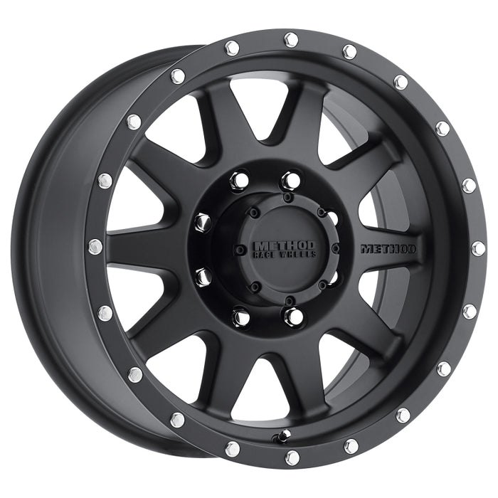 Method MR301 The Standard 16x8 0mm Offset 8x6.5 130.81mm CB Matte Black Wheel MR30168080500