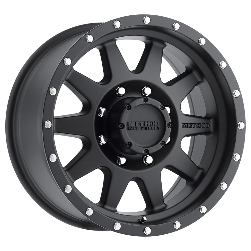 Method MR301 The Standard 17x8.5 +25mm Offset 8x6.5 130.81mm CB Matte Black Wheel MR30178580525