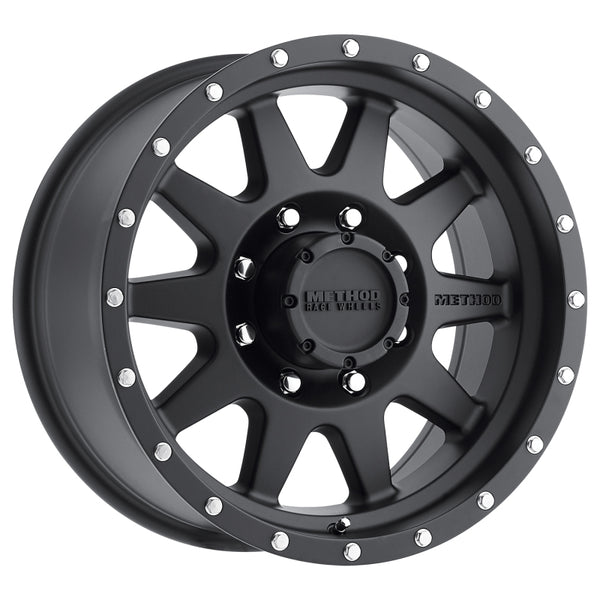 Method MR301 The Standard 17x8.5 +25mm Offset 8x6.5 130.81mm CB Matte Black Wheel MR30178580525