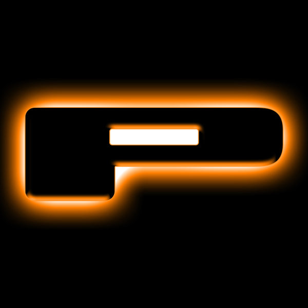 ORACLE Lighting Universal Illuminated LED Letter Badges Matte Blk Surface Finish P SEE WARRANTY 3141-P-005