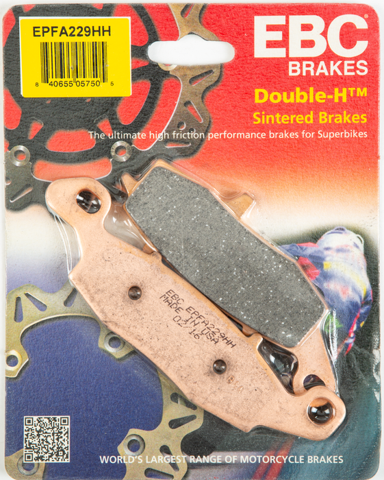 EBC Brakes EPFA229HH EPFA Double H Sintered Disc Brake Pad