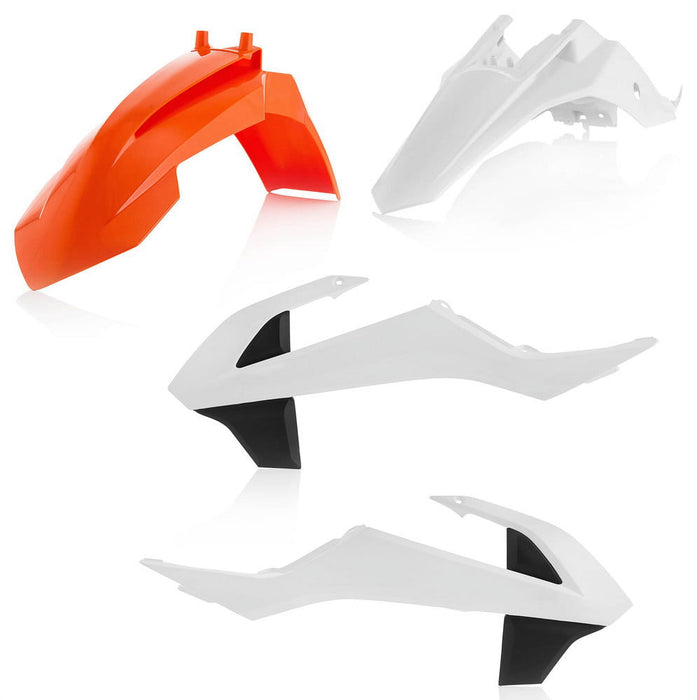 Acerbis Orange/White Replica 17 Complete Plastic Body Kit (2449625569)