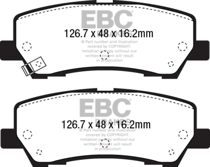 Ebc Yellowstuff Brake Pad Sets DP43043R