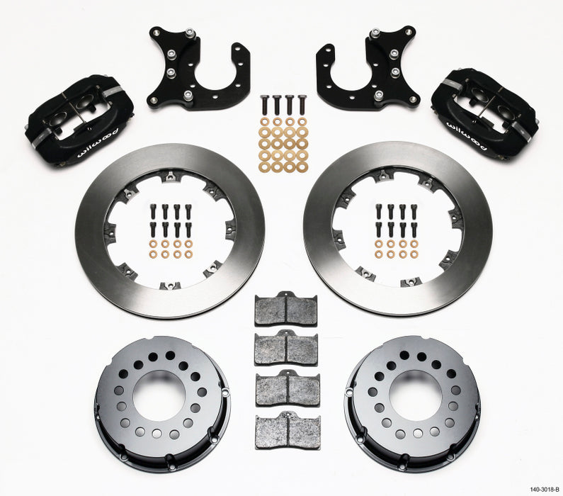 Wilwood Forged Dynalite P/S Rear Kit Ford 8.8 w/2.5in Offset-5 Lug 140-3018-B