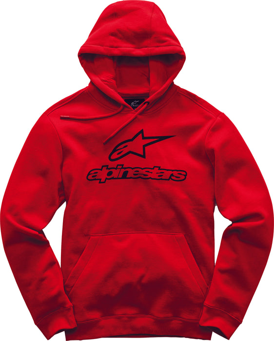 Alpinestars Always Fleece Hoodie Red Lg Red L 1017-52006-30-LG