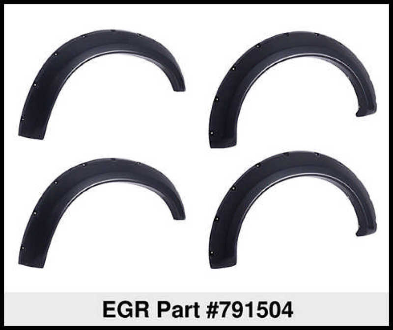 EGR 07-13 Chev Silverado 6-8ft Bed Bolt-On Look Fender Flares Set 791504