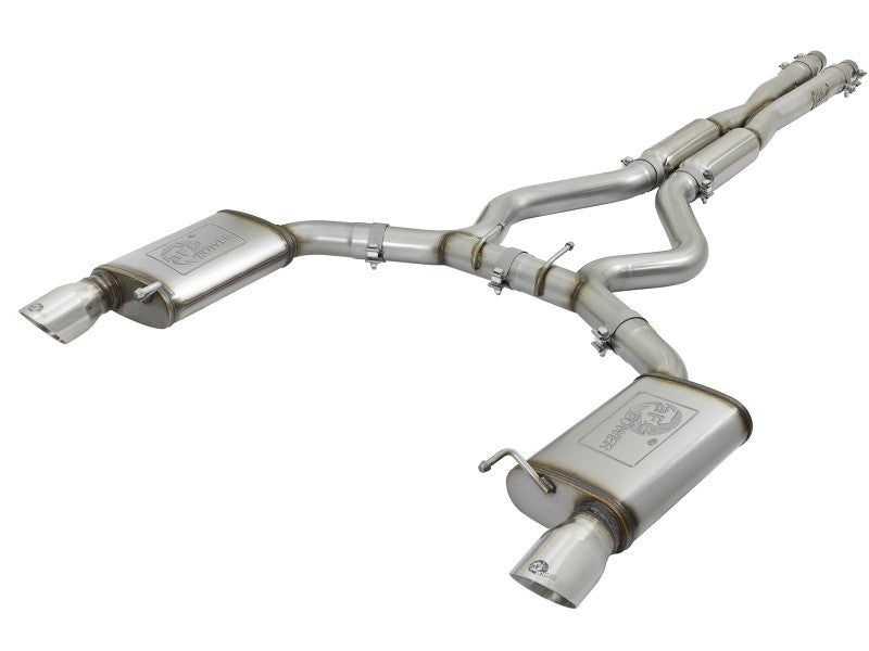 aFe 11-21 Compatible with Dodge Durango V6-3.6L/V8-5.7L MACH Force-Xp 304 SS Cat-Back Exhaust System w/ Polished Tip 49-32086-P