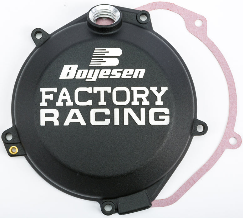 Boyesen Factory Racing Clutch Cover Black CC-44CB