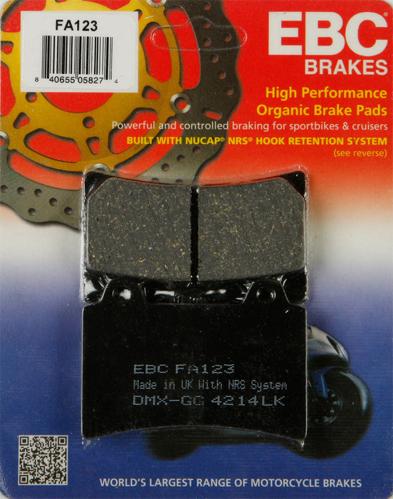 EBC Brakes Organic Rear Brake Pads Compatible for Yamaha XV1600A Road Star 1999