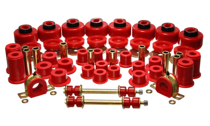 Energy Suspension 99-06 Chevy C1500 New Body Style Silverado 2WD Red Hyper-flex Master Bushing Set 3.18129R