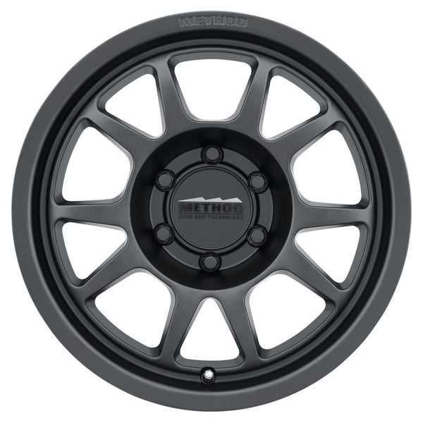 Method MR702 17x8.5 0mm Offset 6x5.5 106.25mm CB Matte Black Wheel MR70278560500
