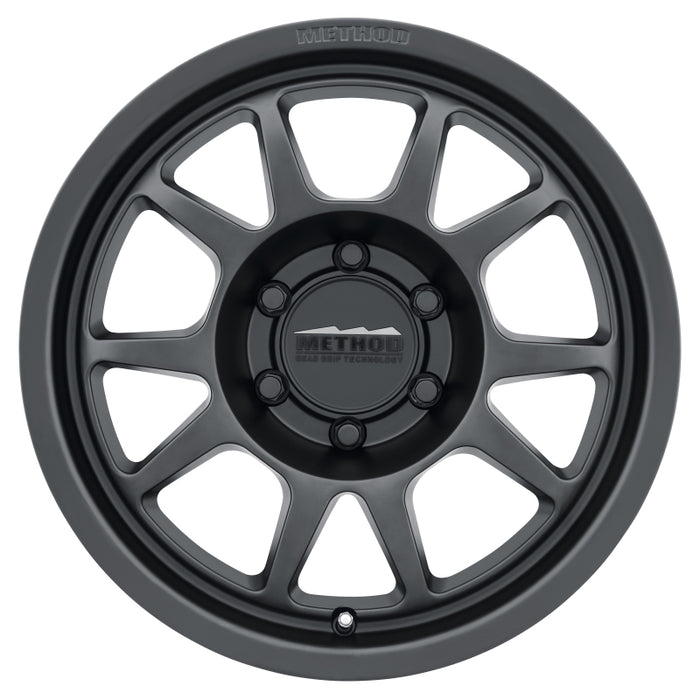 Method MR702 17x8.5 0mm Offset 6x135 87mm CB Matte Black Wheel MR70278516500