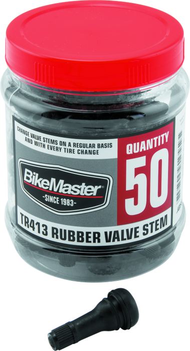 BikeMaster Valve Stem TR413 Rubber Tub/51 151410