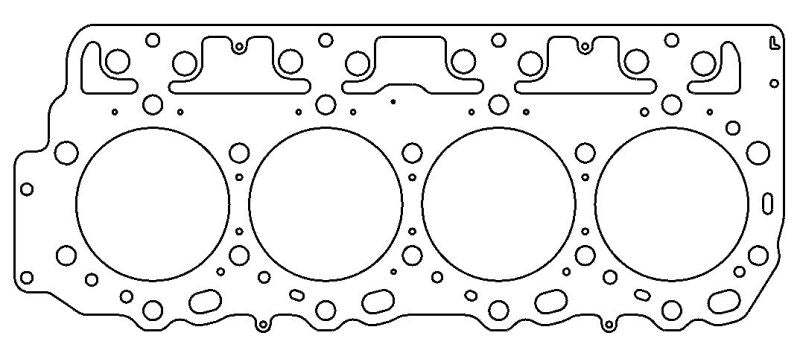 Cometic GM 6.6L Duramax Diesel 01-06 4.100 inch Bore .075 inch MLS-5 Left Head Gasket C5883-075