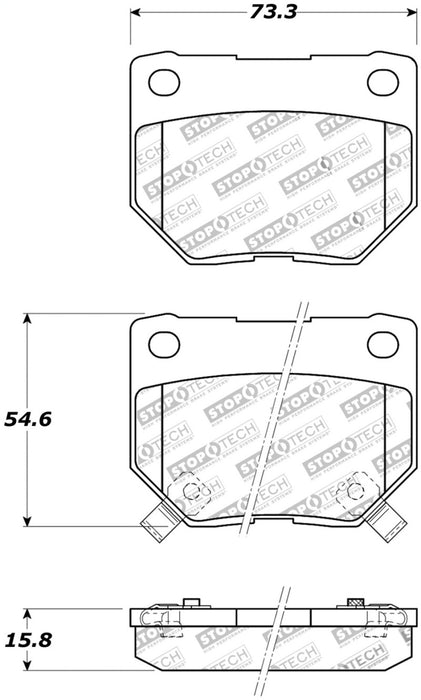 Stoptech St Street Brake Pads 308.0461