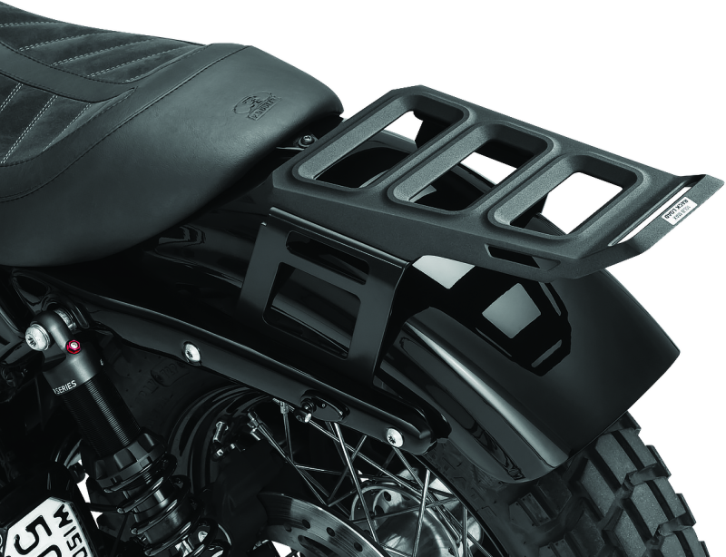 Kuryakyn Satin Black Dillinger Luggage Rack For 2004-2021 Harley Sportster 6665