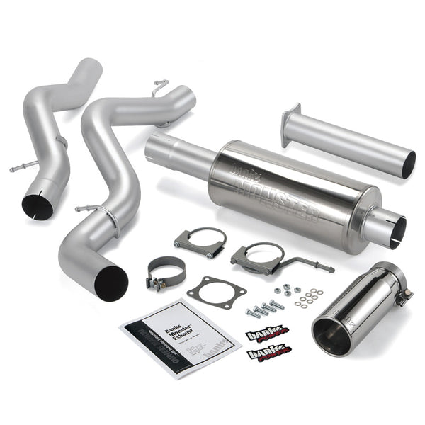 Banks Power 06-07 Chevy 6.6L CCLB Monster Exhaust System SS Single Exhaust w/ Chrome Tip 48941