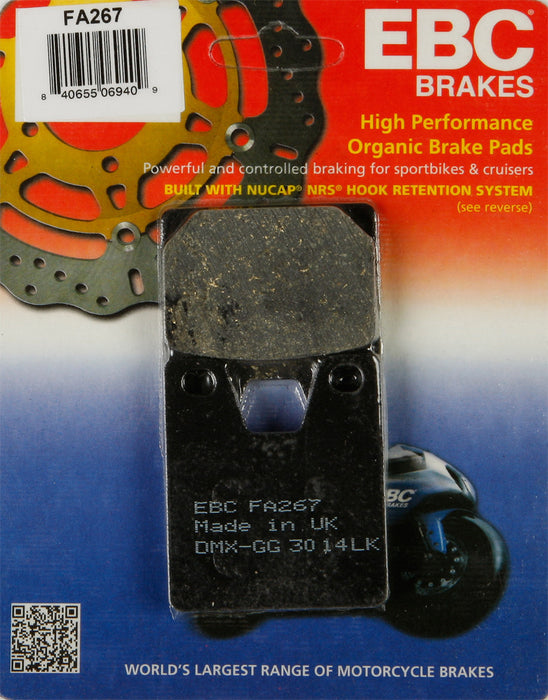 EBC Brakes FA267 Disc Brake Pad Set