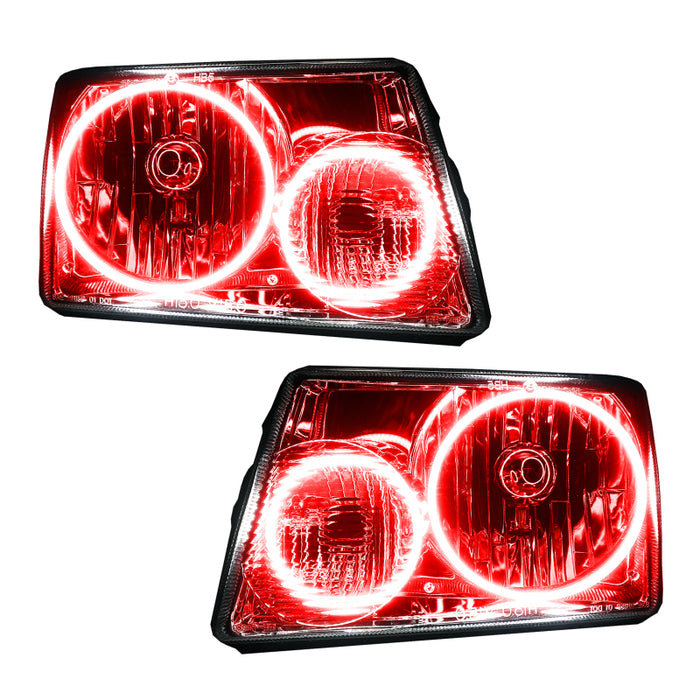 Oracle Lighting 01-11 Ford Ranger Pre-Assembled LED Halo Headlights -Red SEE WARRANTY 7052-003