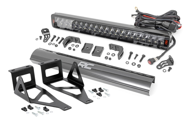 Rough Country Led Light Kit Bumper Mount 20" Spectrum Dual Row Fits Ford F-250/F-350 Super Duty (05-07) 80665