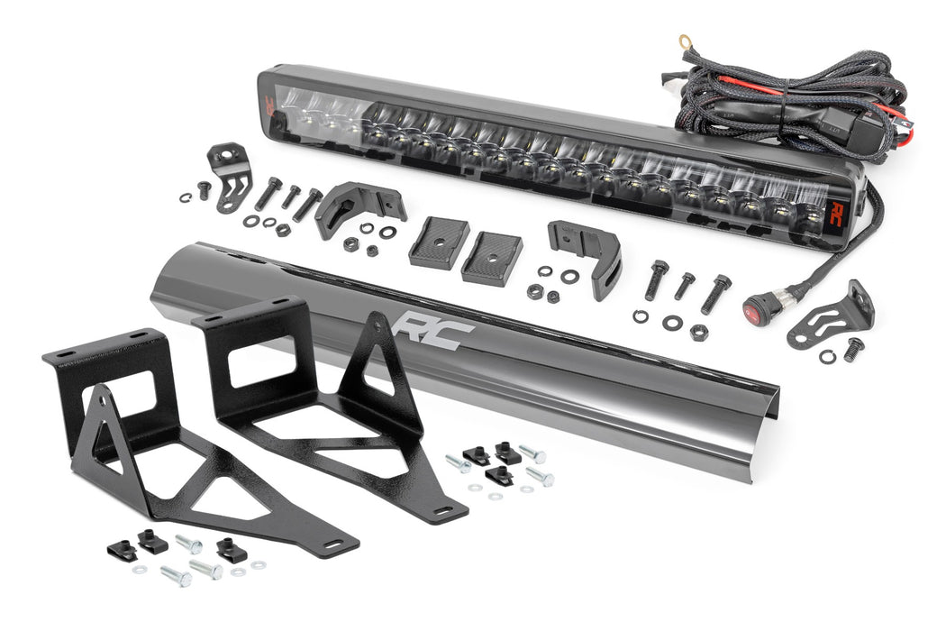 Rough Country Led Light Kit Bumper Mount 20" Spectrum Dual Row Ford F-250/F-350 Super Duty (05-07) 80665