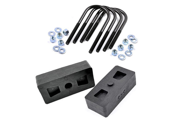 Rough Country 1 Inch Block & U-Bolt Kit Fits Ford F-150 2WD/4WD (1997-2003) 6581