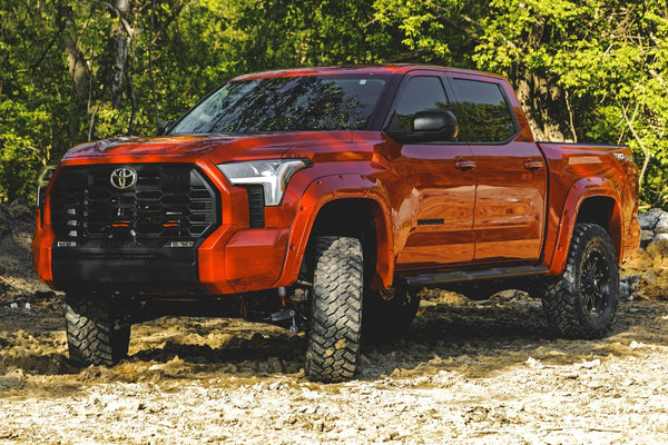 Rough Country Defender Pocket Fender Flares 218 Midnight Black Metallic Fits toyotaTundra (22-23) A-T02224-218
