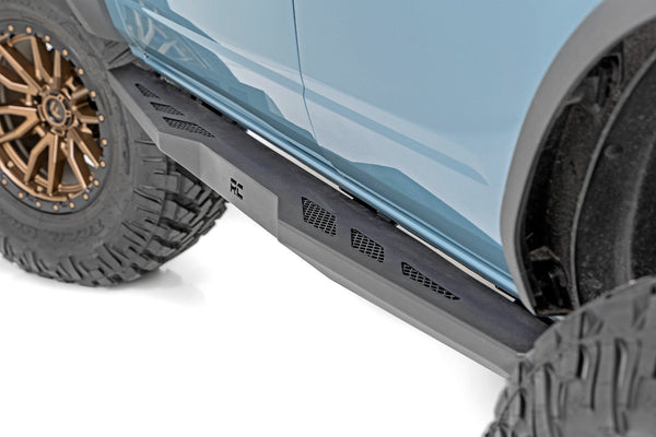 Rough Country Rock Sliders Heavy Duty L 4-Door Fits Ford Bronco 4WD (2021-2023) 90803