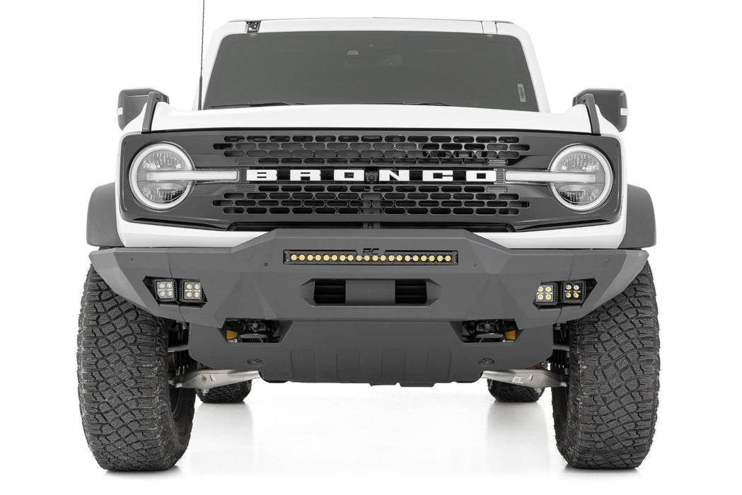 Rough Country Front Bumper Modular Full Wings Drl Ford Bronco 4Wd (21-23) 51074