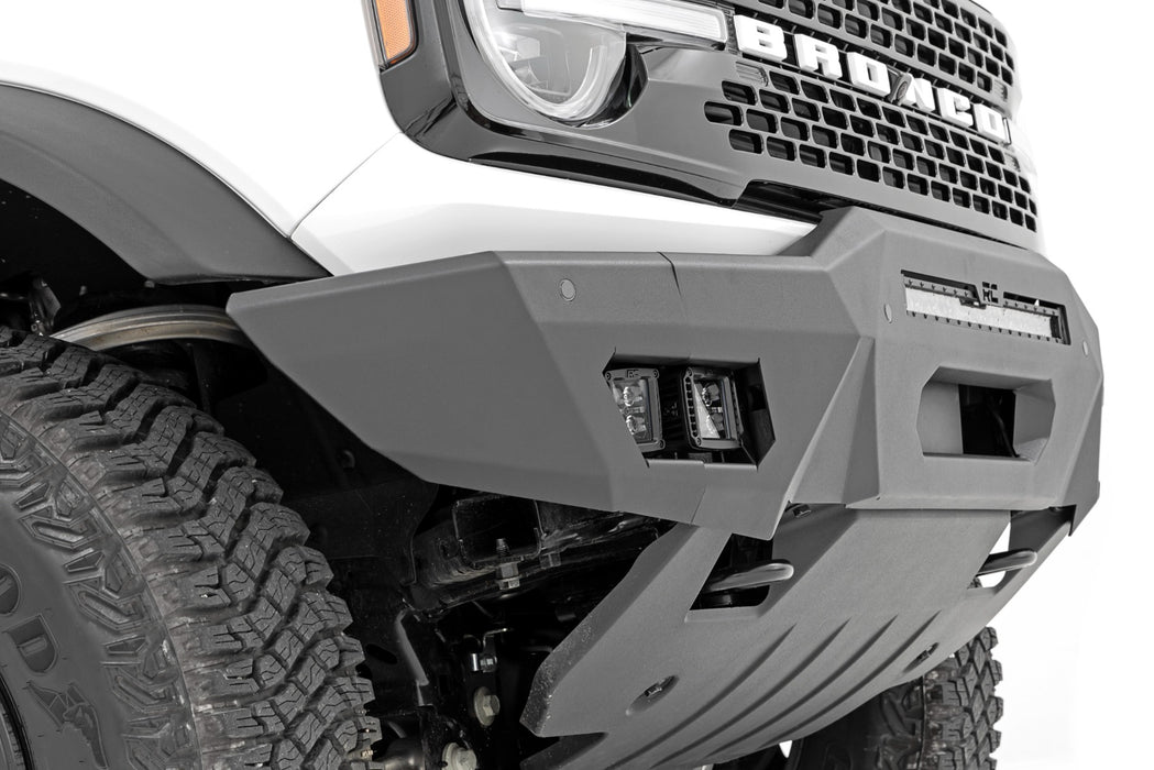 Rough Country Front Bumper Modular Full Wings Amber Drl Ford Bronco (21-23) 51075