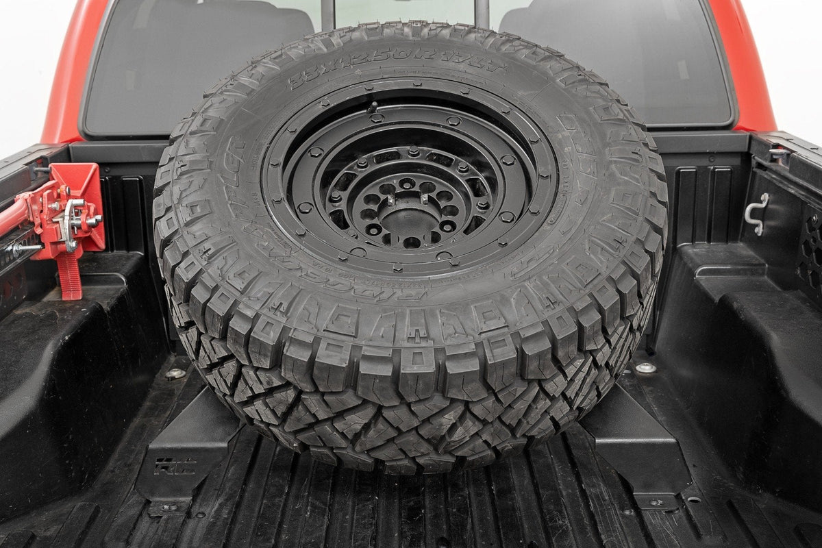 Rough Country Bed Mount Spare Tire Carrier Fits toyotaTacoma 2WD/4WD (2016-2023) 73110