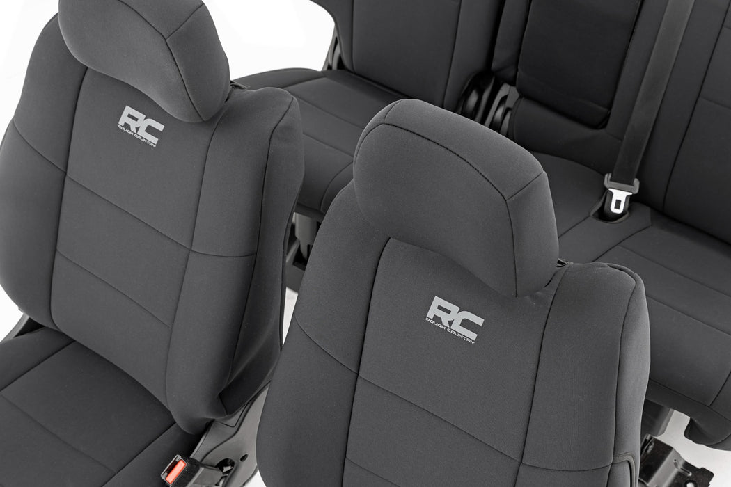 Rough Country Seat Covers compatible with Jeep Grand Cherokee Wk2 2Wd/4Wd (2011-2022) 91046