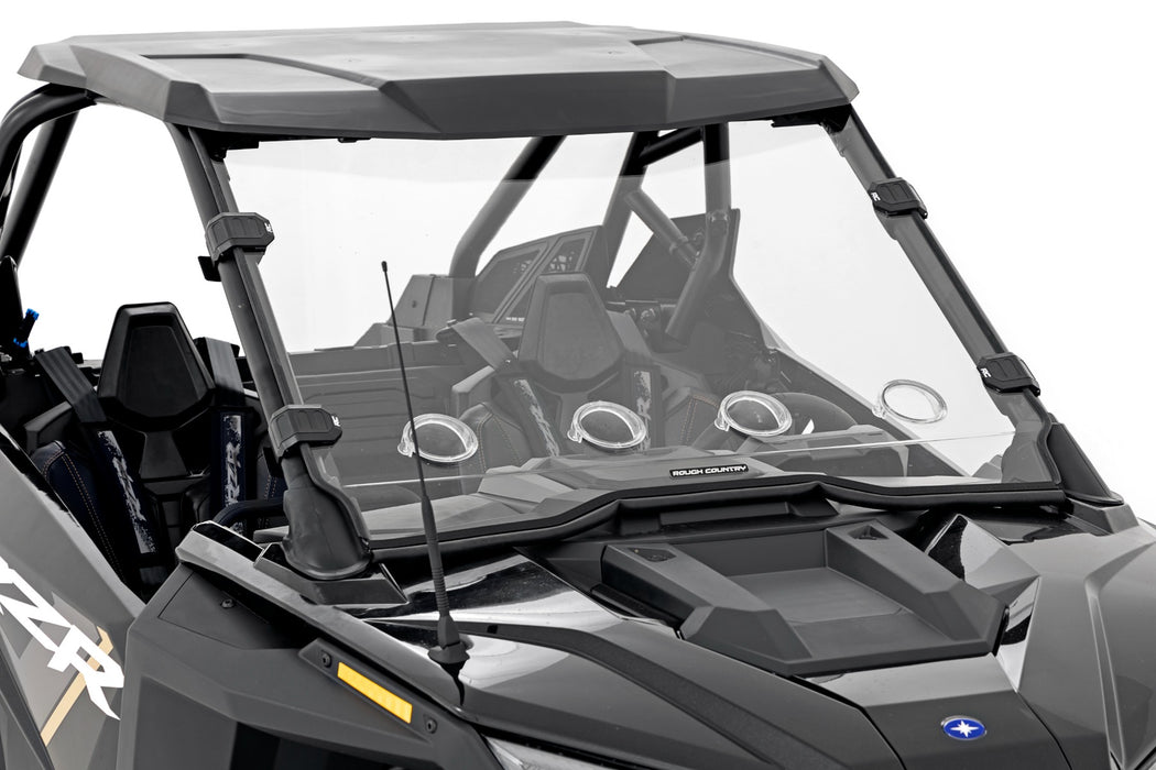 Rough Country Vented Full Windshield Scratch Resistant Polaris Rzr Pro/Turbo R 98202010