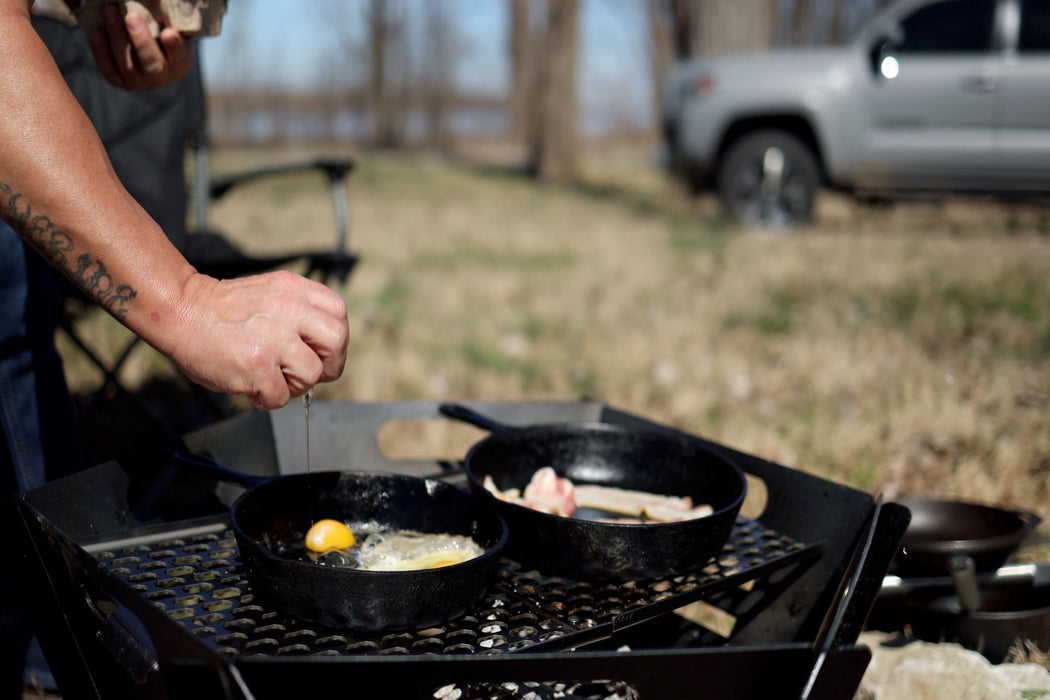 Rough Country Overland Collapsible Fire Pit Stainless Steel Grill Grate 117517