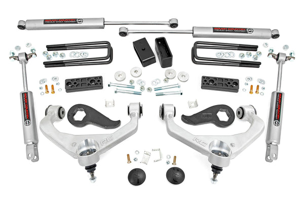 Rough Country 3 Inch Lift Kit Fits Chevy/GMC Sierra 3500HD/Silverado 3500HD (20-23) 95630