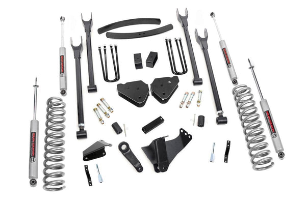 Rough Country 6 Inch Lift Kit Gas 4 Link Ovlds Ford F-250/F-350 Super Duty (05-07) 581.20