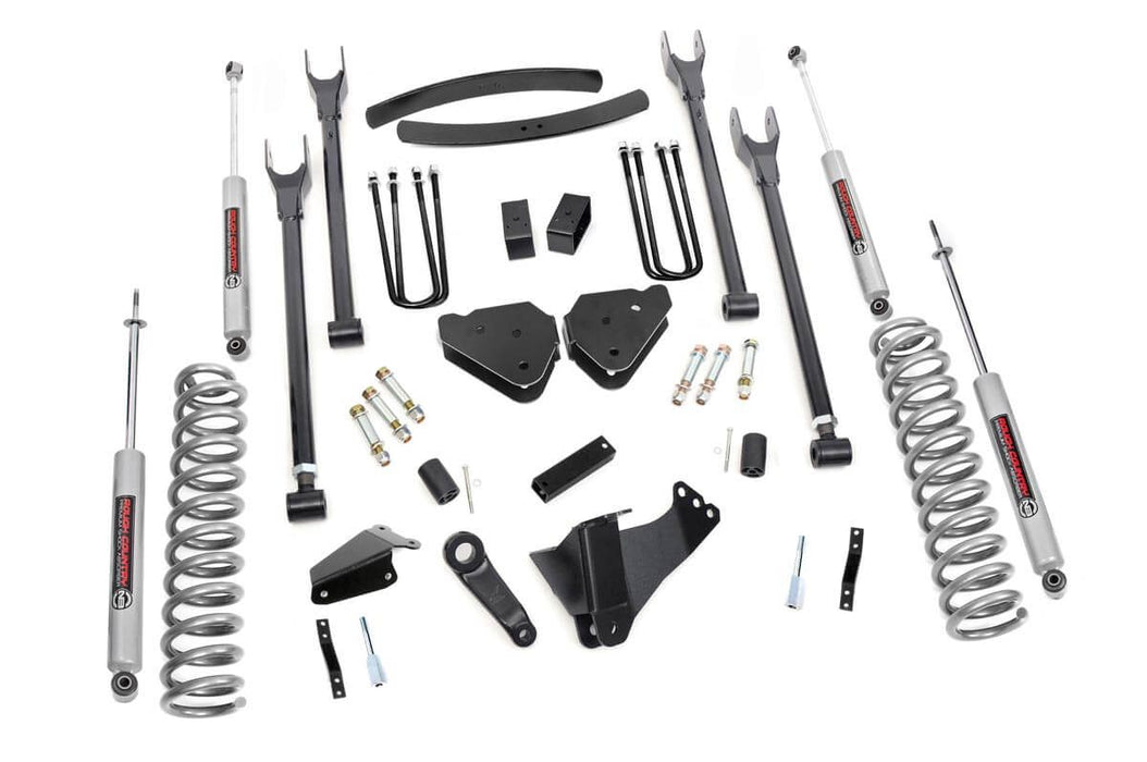 Rough Country 6 Inch Lift Kit Diesel 4 Link Ovlds Ford F-250/F-350 Super Duty (05-07) 580.20