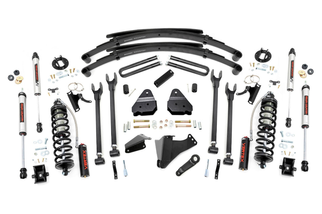 Rough Country 6 Inch Lift Kit Diesel 4 Link Rr Spring C/O V2 Ford Super Duty (05-07) 58258
