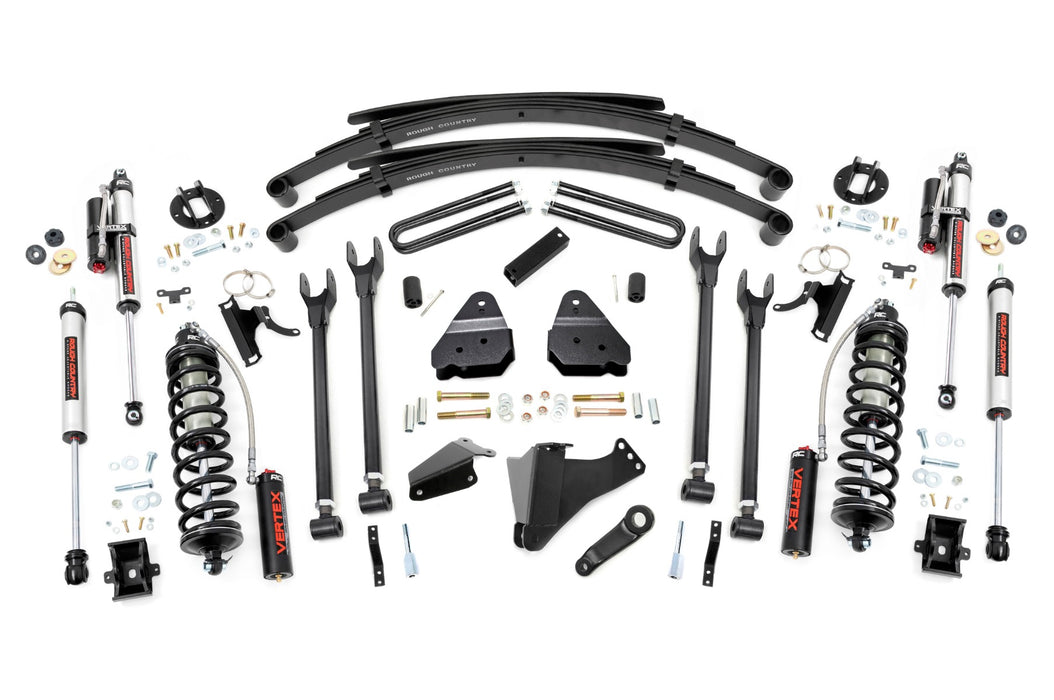 Rough Country 6 Inch Lift Kit Diesel 4 Link Rr Spring C/O Vertex Ford Super Duty (05-07) 58259