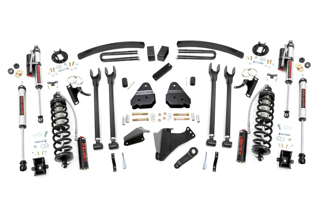 Rough Country 6 Inch Lift Kit Diesel 4 Link Ovlds C/O Vertex Ford Super Duty (05-07) 58059